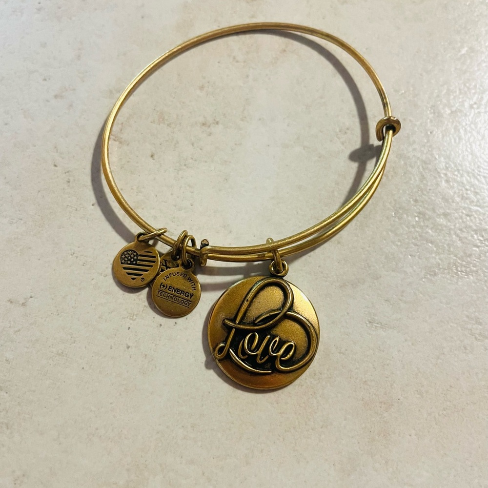 Alex and Ani Love bracelet. Beautiful.
